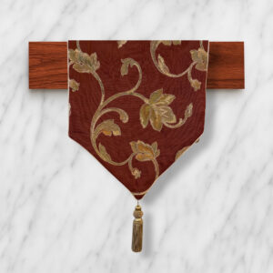 Decorative - Rust w/Gold Flourish