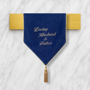 Embroidery - Bright Blue - Loving Husband & Father